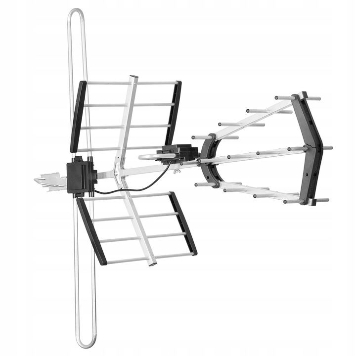 ANTENA DVBT2 DO TV NAZIEMNEJ KIERUNKOWA ZEWNĘTRZNA COMBO MUX8 4K LTE MOCNA