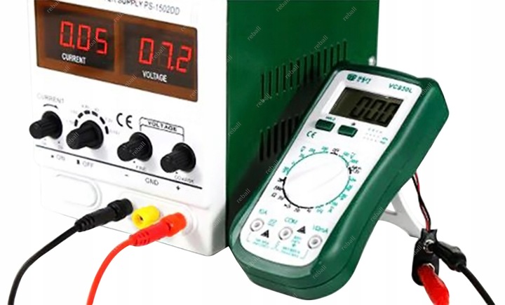 PRZEWODY DO MIERNIKA ZASILACZA LABORATORYJNEGO 2X BANAN KROKODYLEK 20A