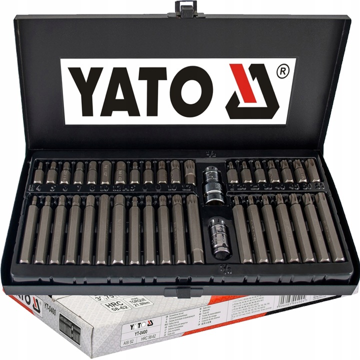KLUCZE TORX SPLINE HEX IMBUSOWE BITY 40 el YATO