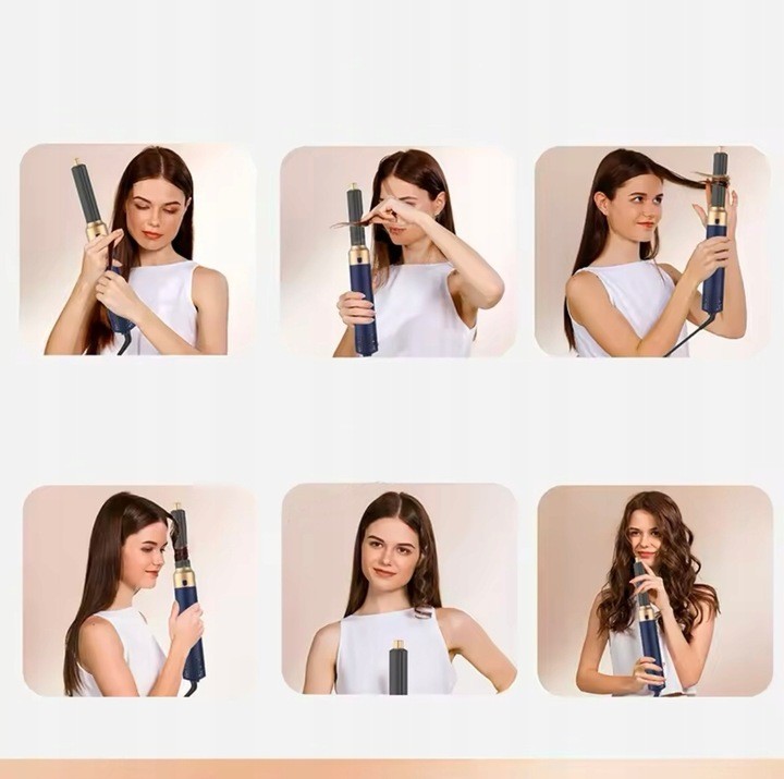 SUSZARKA LOKÓWKA WIELOFUNKCYJNA 5W1 ZESTAW SUSZENIE PROSTOWANIE KOLORY