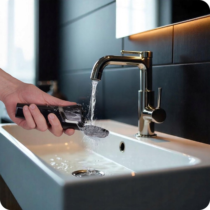 Maszynka do golenia golarka do brody zarostu 3 ostrza czarna Berdsen