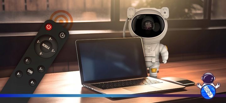 PROJEKTOR GWIAZD ASTRONAUTA LAMPKA NOCNA RZUTNIK DLA DZIECI 2 GEN. 2024R.