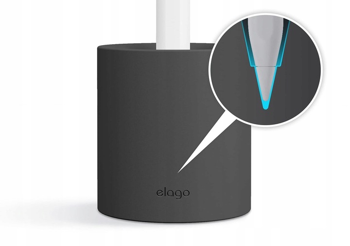 ELAGO Silikonowa Podstawka pod Apple Pencil i Dowolny Rysik do Tabletu