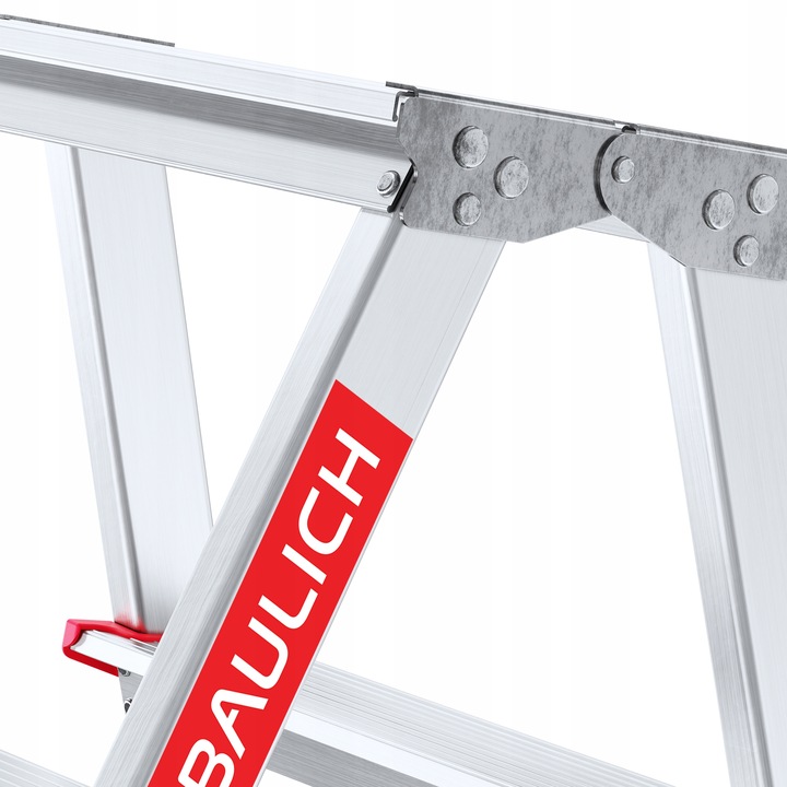 Drabina aluminiowa składana 6 stopniowa 2x6 dwustronna domowa GRATIS