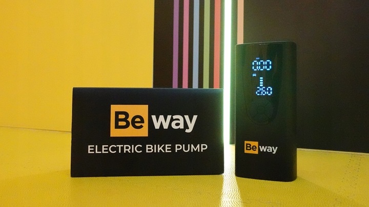 POMPKA ELEKTRYCZNA NAJMOCNIEJSZA 9000 mAh 150psi BEWAY DO ROWERU ROWEROWA