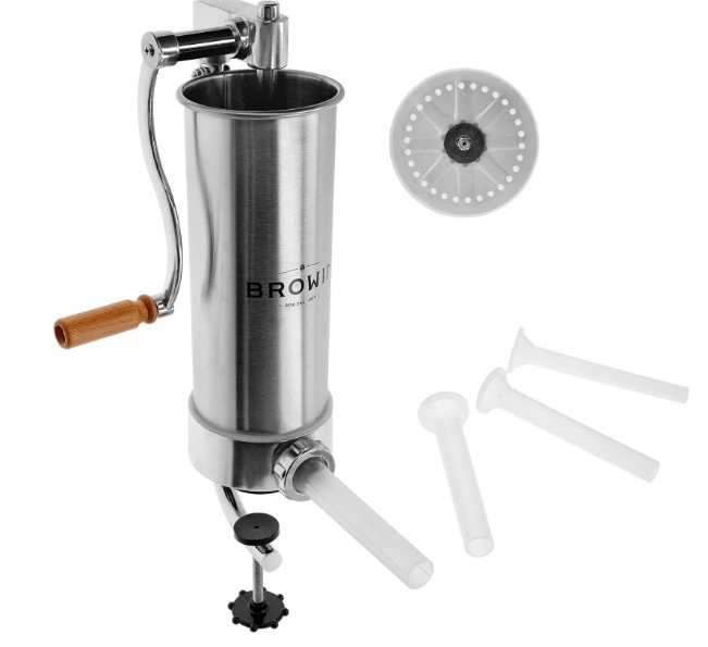 NADZIEWARKA PIONOWA DO KIEŁBASY KABANOSÓW 4 LEJKI BROWIN 311002 3KG