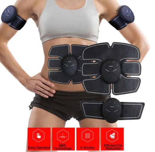 ELEKTRO STYMULATOR MIĘŚNI BRZUCHA I RAMION ELEKTROSTYMULATOR STYMULATOR 3W1