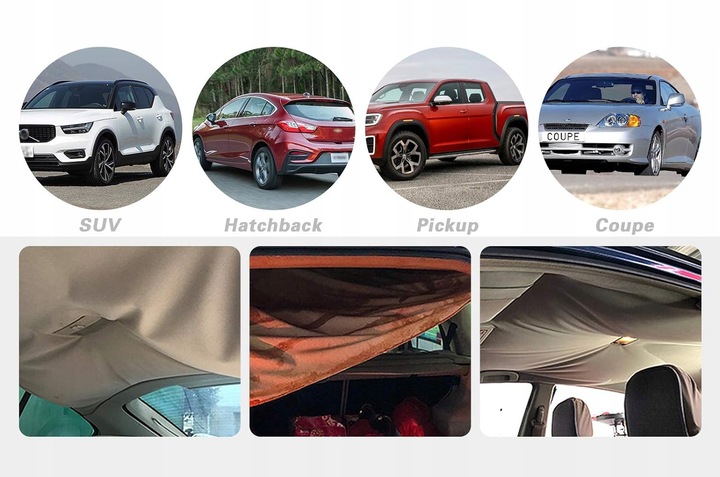 ZESTAW NAPRAWCZY DO REGENERACJI PODSUFITKI SAMOCHODOWEJ DO NAPRAWY 70 el HQ