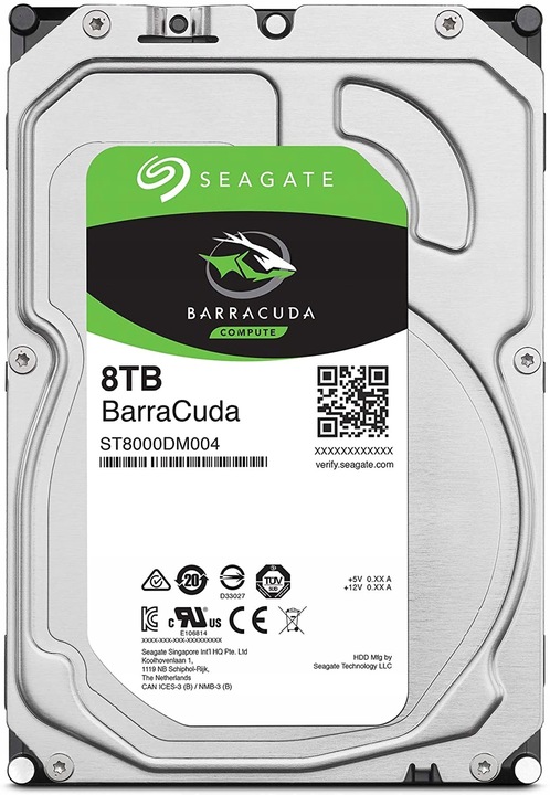 Dysk HDD Seagate BarraCuda 8TB 3,5” SATA
