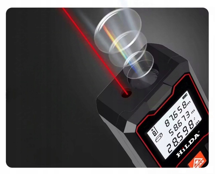 DALMIERZ LASEROWY HILDA S50 50M CYFROWY MIERNIK ODLEGŁOŚCI