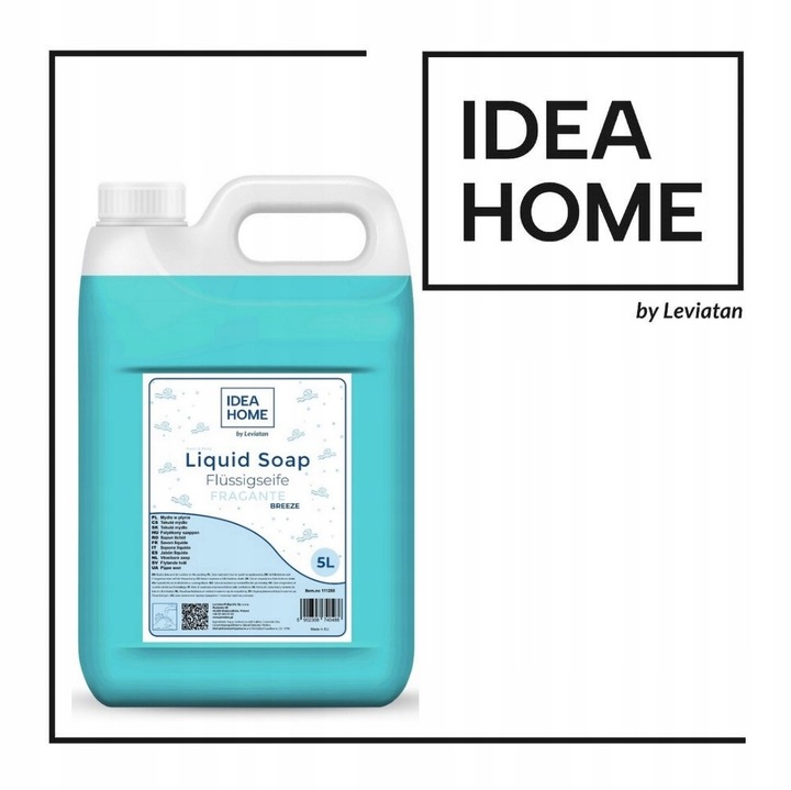 MYDŁO W PŁYNIE 5l FRAGANTE BREEZE KREMOWE mydło do rąk i ciała Idea Home