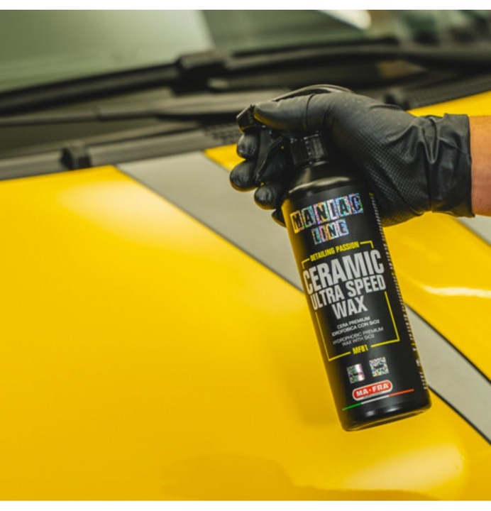 Wosk ceramiczny samochodowy w sprayu CERAMIC ULTRA SPEED WAX 500 ml Mafra