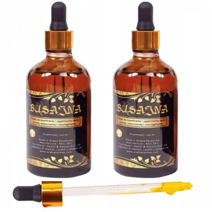 OLEJEK BUSAJNA - SKÓRA ROZCIĄGNIĘTA SUCHA 2x100ml 2 SZTUKI ZESTAW