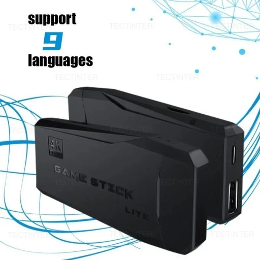 KONSOLA RETRO GRA TELEWIZYJNA BEZPRZEWODOWE 2 PADY 64G 20000 EMULATOR GIER