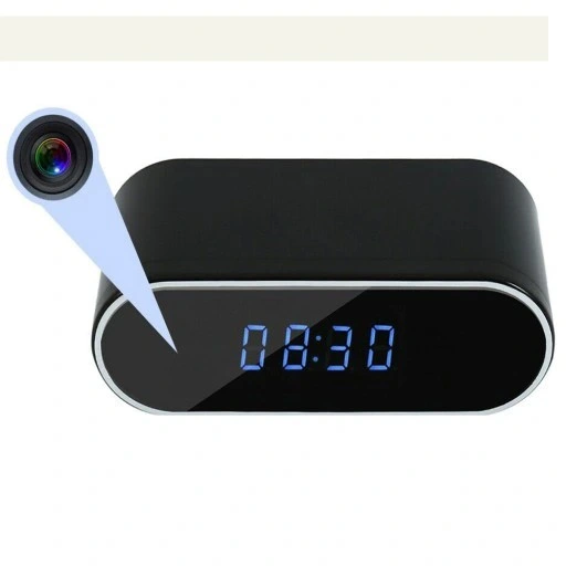 BUDZIK ZEGAR Z MINI KAMERA SZPIEGOWSKA UKRYTA WiFi