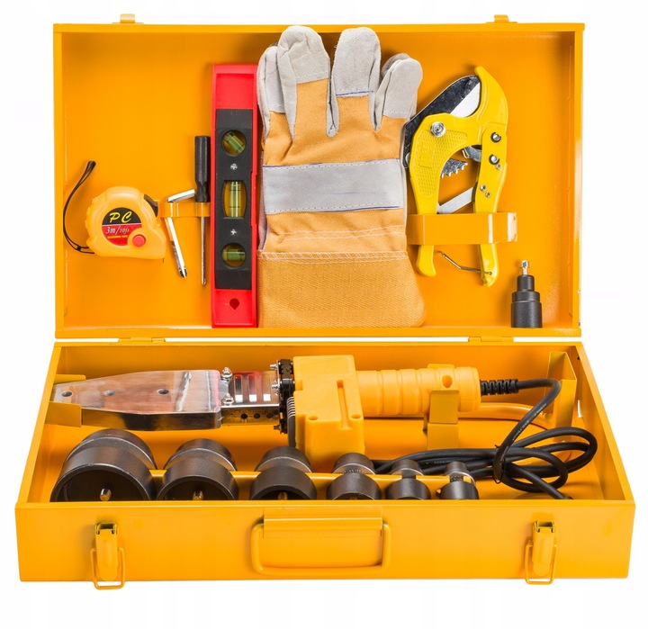 ZGRZEWARKA LCD DO RUR PP PCV MATRYCE 16-63mm 2800W POLIFUZYJNA WYŚWIETLACZ