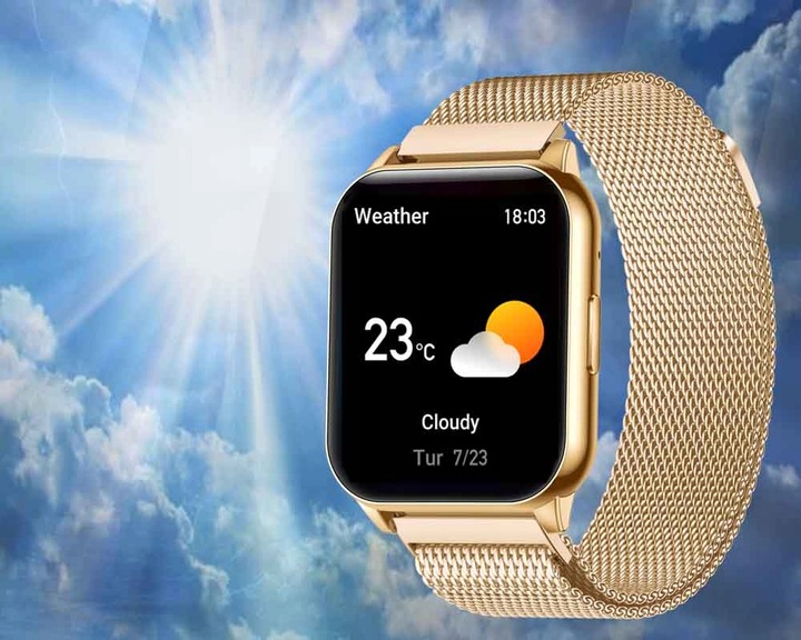 SMARTWATCH ZEGAREK DAMSKI POLSKIE MENU ROZMOWY CIŚNIENIE PULS SPORT ZDROWIE