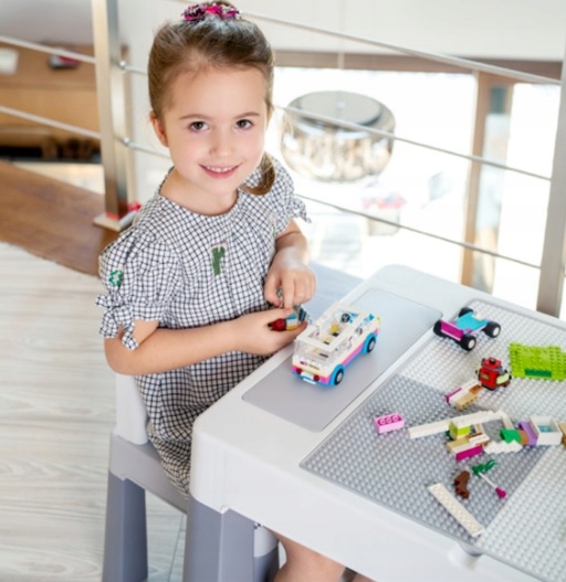 TEGA MEBLE DZIECIĘCE STOLIK 2 KRZESŁA MULTIFUN
