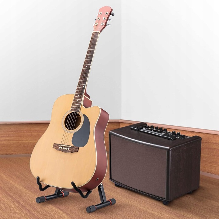 Statyw uniwersalny STOJAK Na każdą gitarę TYP A Składany Uchwyt Piankowy