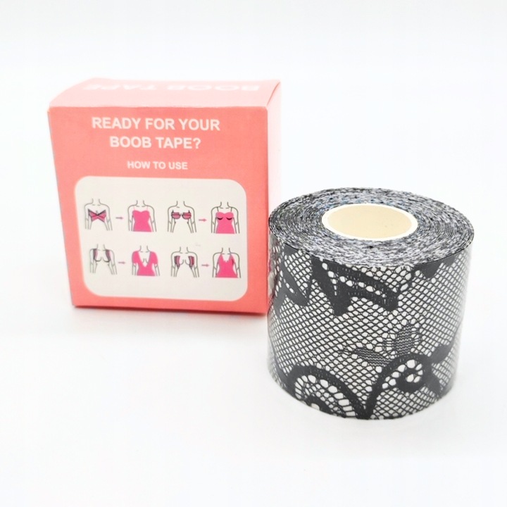TAŚMA KORONKOWA SAMOPRZYLEPNA modelująca biust UNOSZĄCA PushUp BOOB TAPE