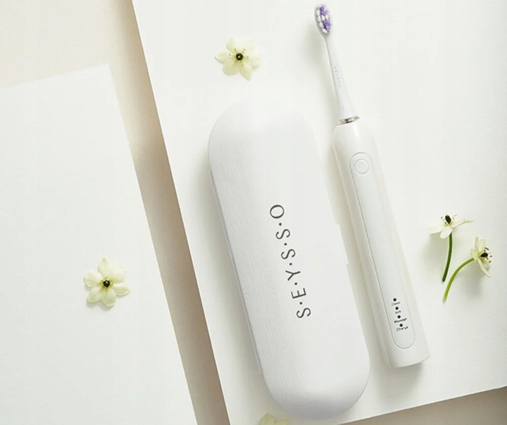 Szczoteczka soniczna SEYSSO Carbon Basic Biała