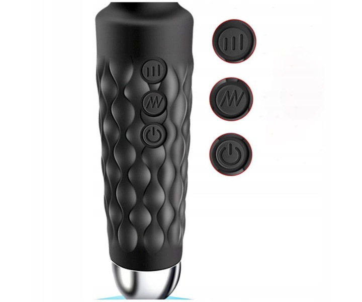 MASAŻER MIEJSC INTYMNYCH WIBRATOR DO ORGAZMÓW MAGIC WAND - 140 FUNKCJI