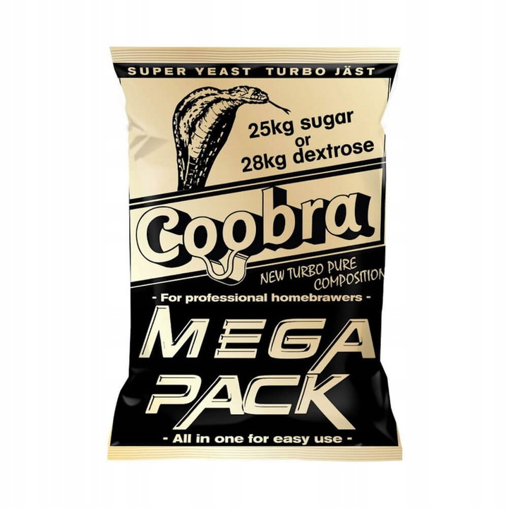 Drożdże gorzelnicze Coobra Mega Pack 360netto