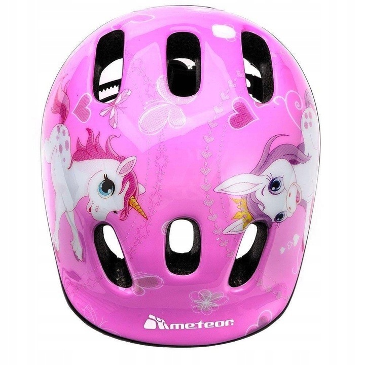 Kask rowerowy dla dzieci regulowany rower deska Meteor rozmiar S 48-52 cm