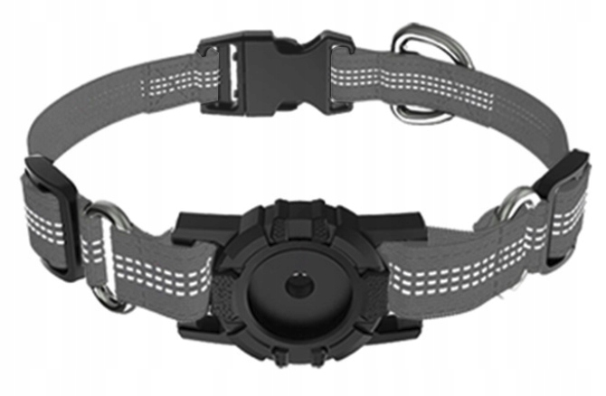 Obroża Uchwyt na Apple Airtag Dla Psa Kota Psów - S GRAY