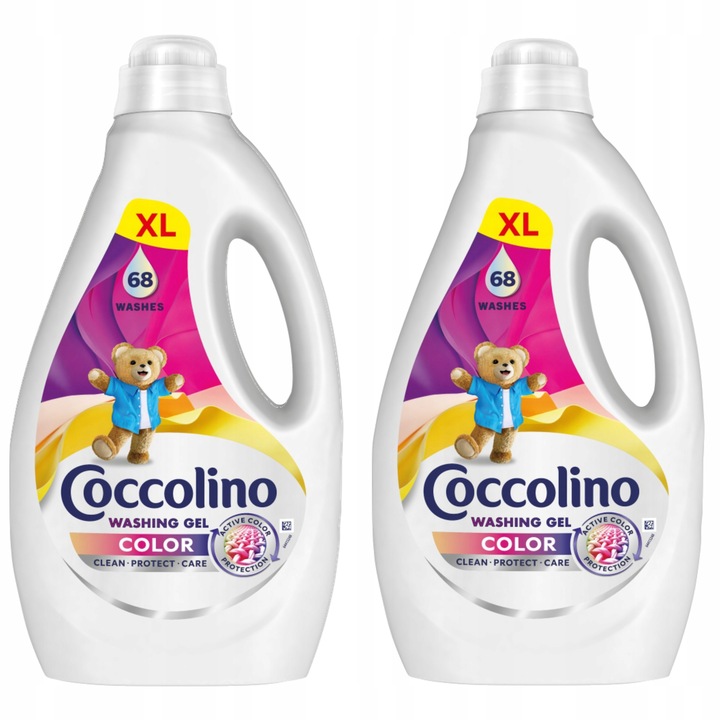 Coccolino XL Żel Do Prania Kolorowych Tkanin 2,72L (68 prań)