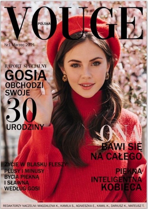 PREZENT na 18, 20, 30, 40, 50, 60 urodziny - OKŁADKA gazety + RAMKA A3