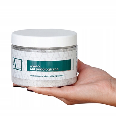 AArkada ARKADA Sól podologiczna do moczenia stóp przeciwgrzybiczna 500g