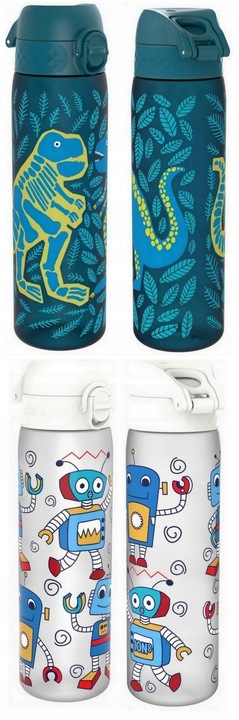 ION8 Dziecięcy bidon butelka na wodę szkoła przedszkole 500ml mix wzorów