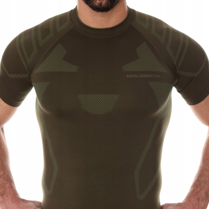 Męska KOSZULKA TERMOAKTYWNA BRUBECK RANGER PROTECT z krótkim rękawem