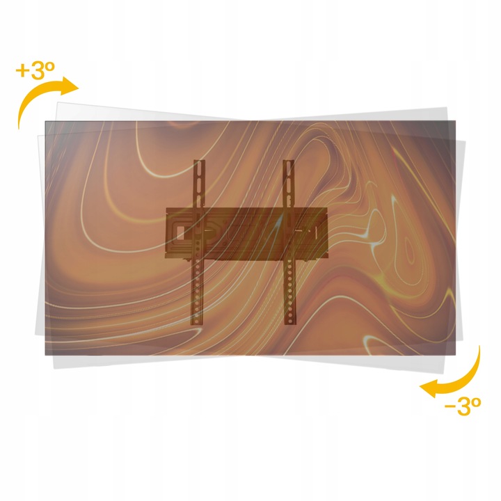 UCHWYT TELEWIZORA WIESZAK TV 32-70'' OBROTOWY RUCHOMY ŚCIENNY UNIWERSALN 0F