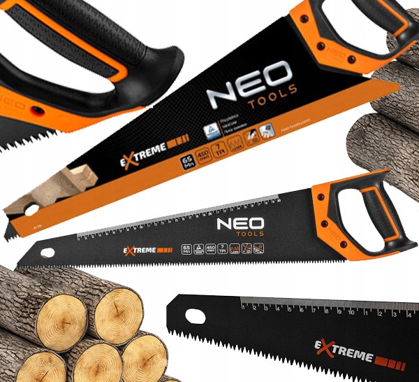 NEO Piła Ręczna do Drewna 450 mm Hartowana Indukcyjnie Płatnica do