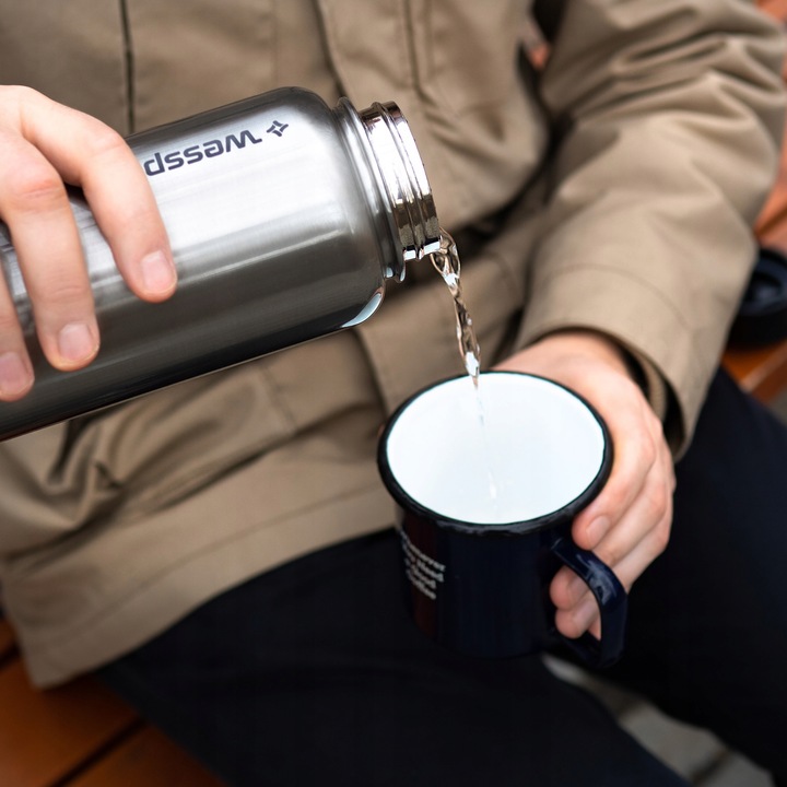 Kubek termiczny dla dzieci do szkoły termos na herbatę wymienne ustniki 1l