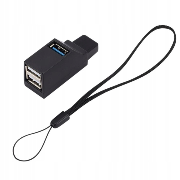 HUB USB ROZDZIELACZ 3 PORTÓW ROZGAŁĘŹNIK USB 3.0