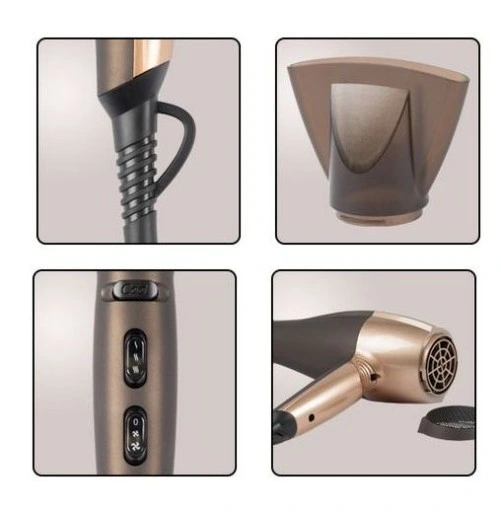 PROFICARE PROFESJONALNA SUSZARKA DO WŁOSÓW 2200W JONIZACJA KONCENTRATOR