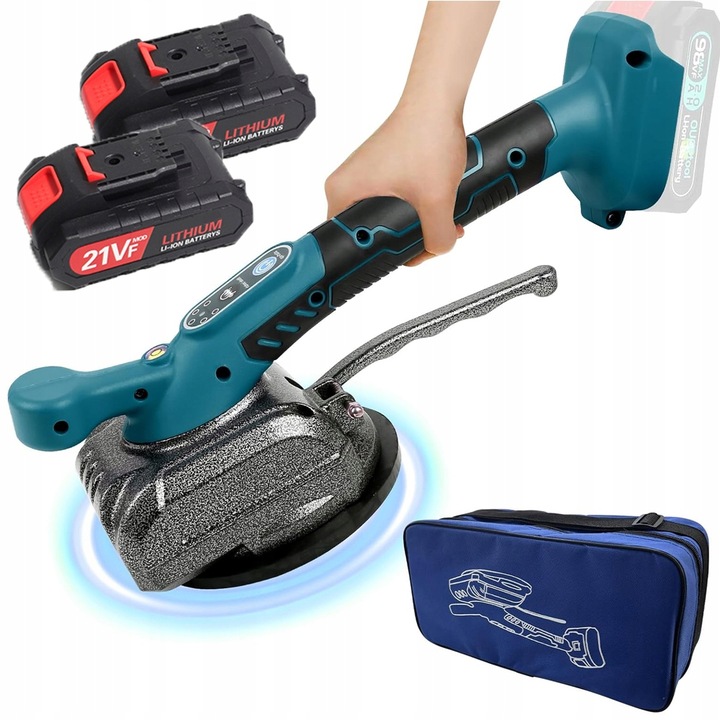 PRZYSSAWKA WIBRUJĄCA DO PŁYTEK WIBRATOR DO POZIOMOWANIA 2xAKU MOCNA 21V PRO