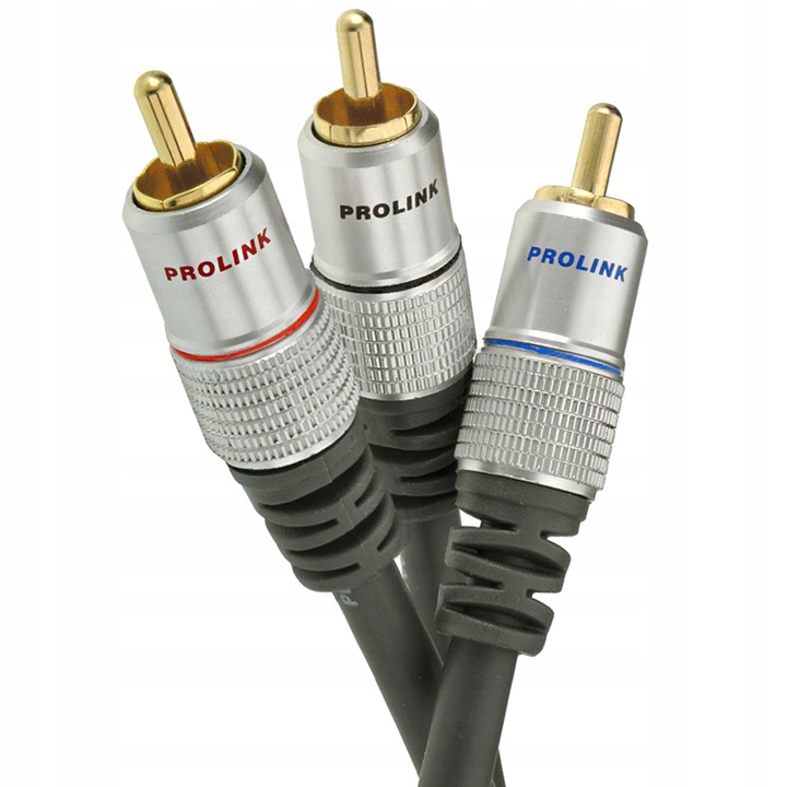KABEL 1RCA - 2RCA TYPU Y PROLINK EXCLUSIVE TCV3610 OFC POZŁACANY 3m