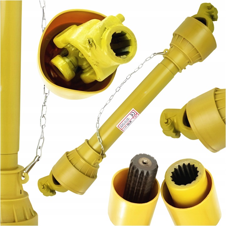 WAŁEK FREZOWANY WOM 75 HARTOWANY PRZEKAŹNIKA MOCY FREZ DO CIĄGNIKA