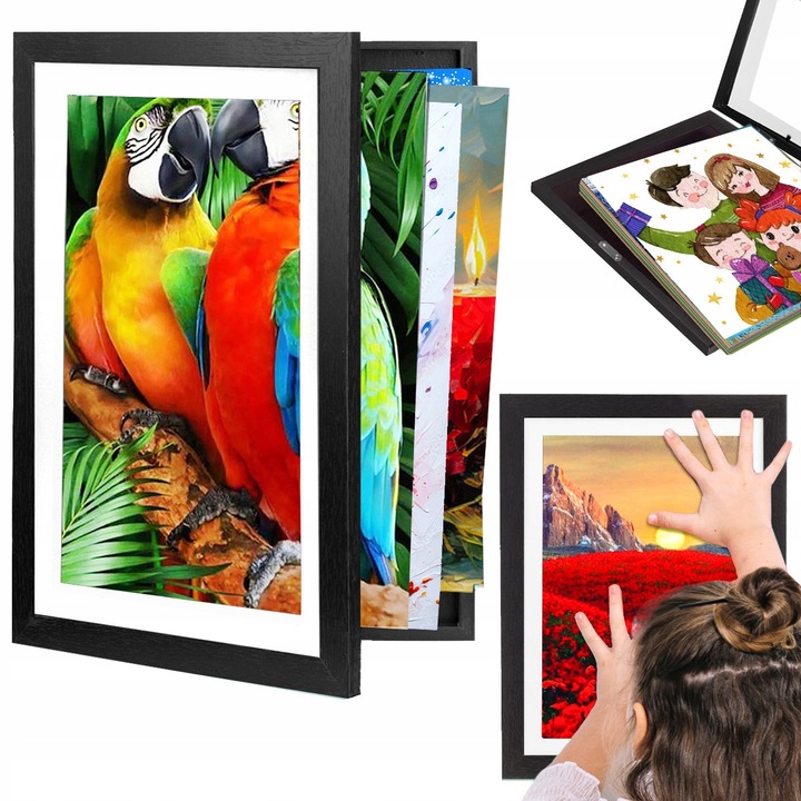 RAMKA ARTYSTYCZNA OTWIERANA NA RYSUNKI OBRAZKI ZDJĘCIA A4 Z