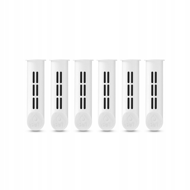 6 filtrów do butelki Dafi SOFT i SOLID białe