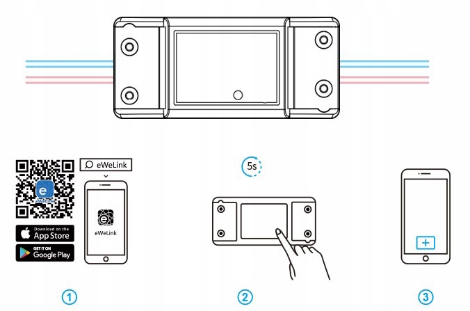 SONOFF BASIC R2 Inteligentny Przekaźnik Sterownik WiFi 1-kanałowy