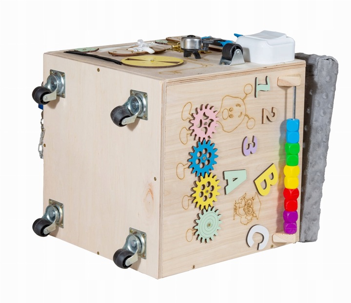 PUFA Manipulacyjna Na Zabawki Tablica Skrzynia