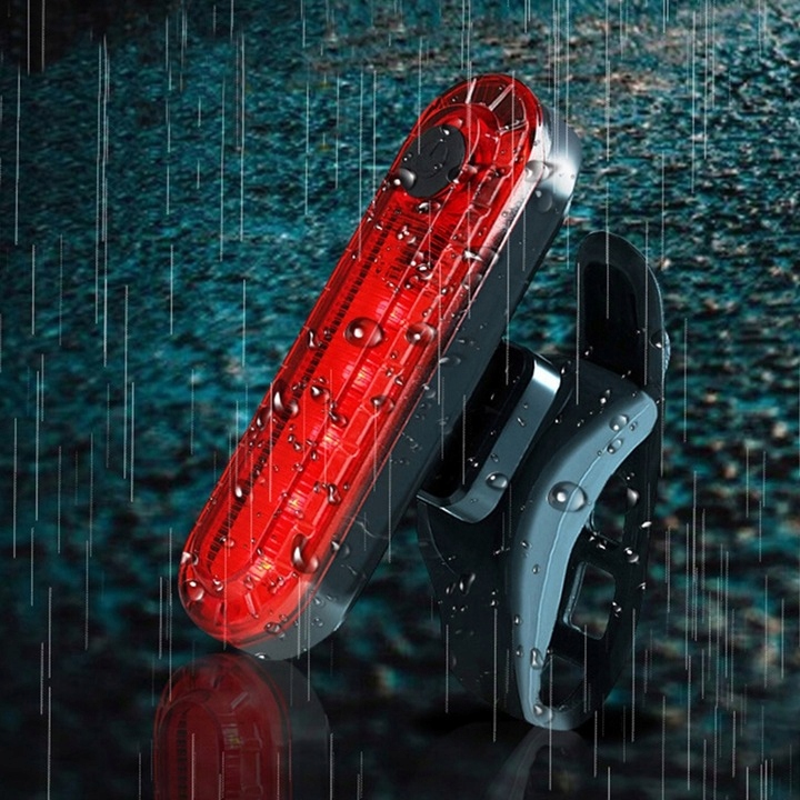 LAMPKA ROWEROWA LED PRZÓD 1800 LUMENÓW MOCNA + TYŁ OŚWIETLENIE ROWEROWE