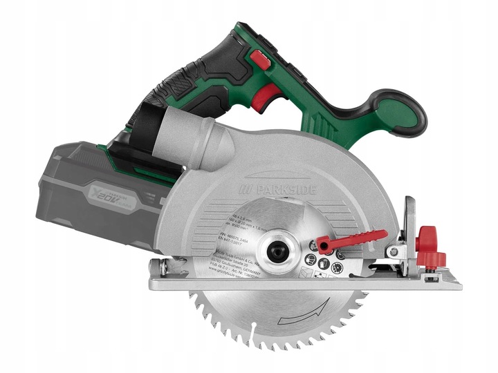 Akumulatorowa Piła Ręczna Tarczowa 20V PARKSIDE PHKSA 20 Li C4