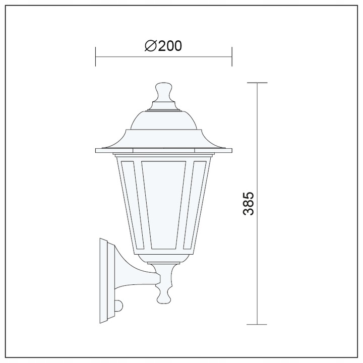 LAMPA OGRODOWA ZEWNĘTRZNA LATARNIA Z CZUJNIKIEM RUCHU I ZMIERZCHU E27