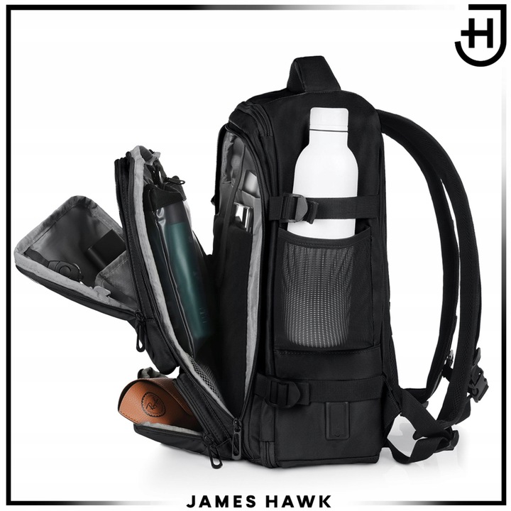 Plecak Bagaż Podręczny do Samolotu James Hawk Torba Ryanair 40x30x20